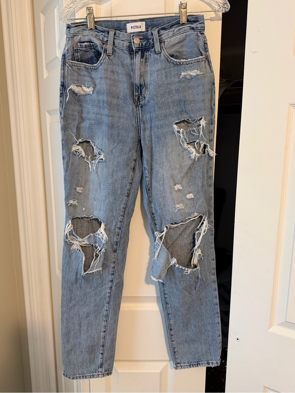 Pistola jeans size 25 distressed